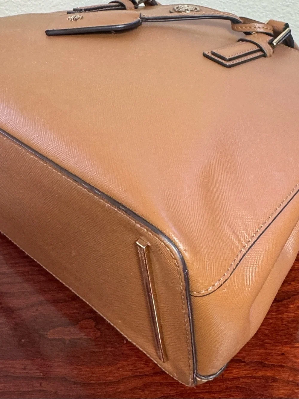 Tory Burch  Robinson Saffiano Leather Satchel with Top Handles